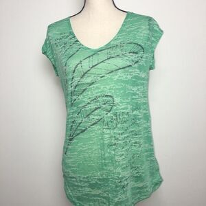 NWT TIMEOUT California Green Burnout Tee (XL)